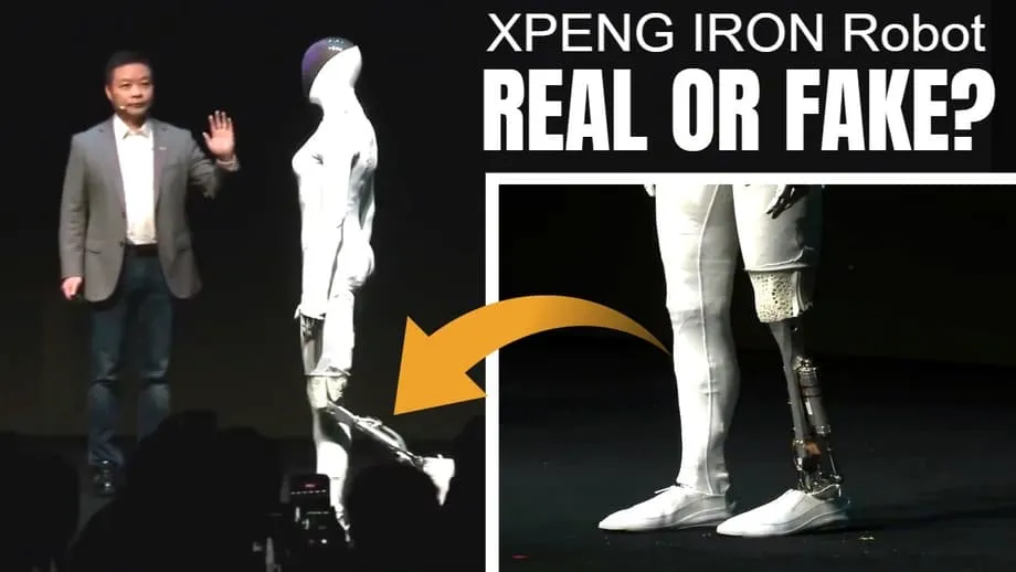 Xpeng IRON humanoid walks like a person and heads to stores in 2026