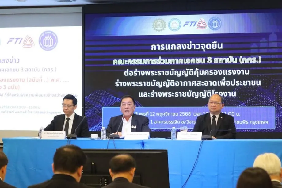 Thai Business Groups Seek Review of Clean Air, Factory and Labour Bills