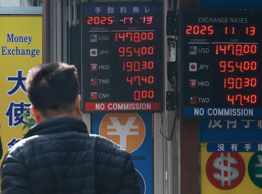Yen Slide Adds Pressure on Korea's Won as Traders Watch 1,480 per Dollar