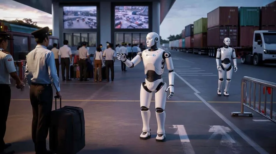 China Puts Humanoid Robots to Work at Vietnam Border in 264 Million Yuan Experiment
