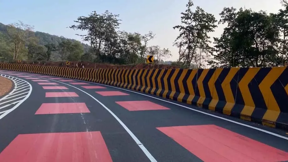 India's First Red Road Uses Colour, Texture and Wildlife Crossings to Make NH-45 Safer