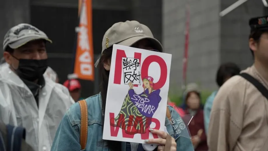 Japan's Anti-War Protests Challenge Takaichi Over Arms Exports and Article 9
