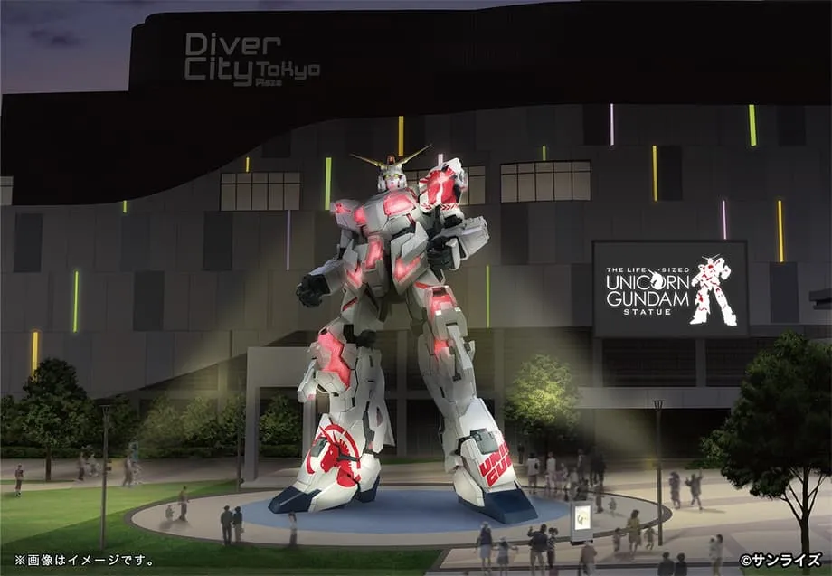 Tokyo's Unicorn Gundam to Leave Odaiba in August After a Final Makeover by Its Original Designer