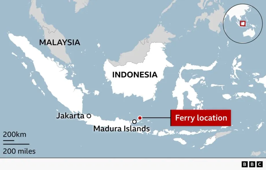 Five Dead, Dozens Missing After Mutiara Sentosa 2 Ferry Fire Off Indonesia