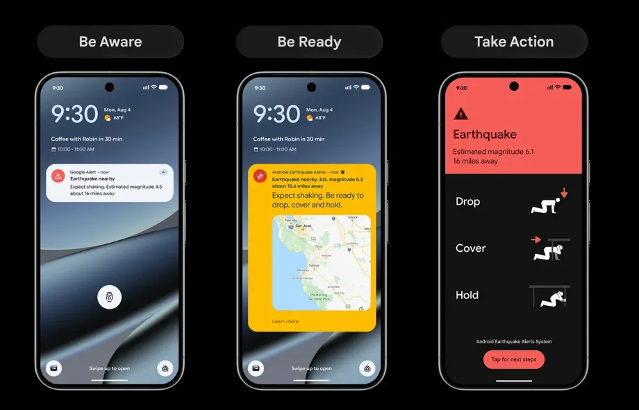 Google Expands Android Earthquake Alerts to More Than 200 Countries and Regions