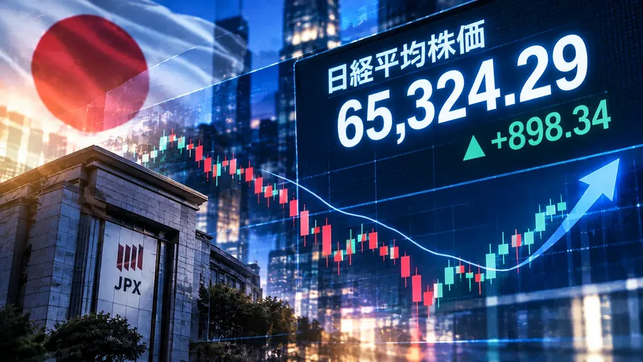 Nikkei Rebounds 898 Points After Six Days of Losses, but AI Debt Fears Persist