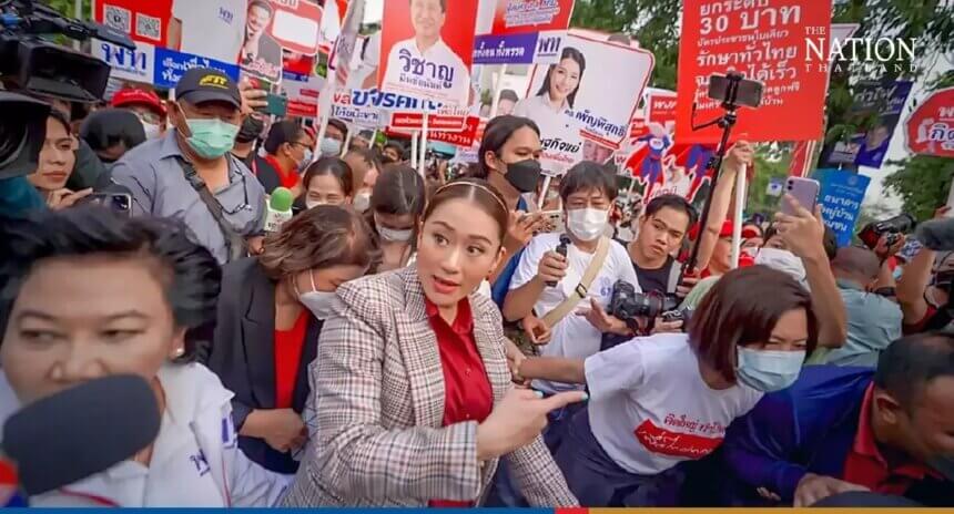 Paetongtarn Shinawatra leads Pheu Thai MP hopefuls into Bangkok battle ...