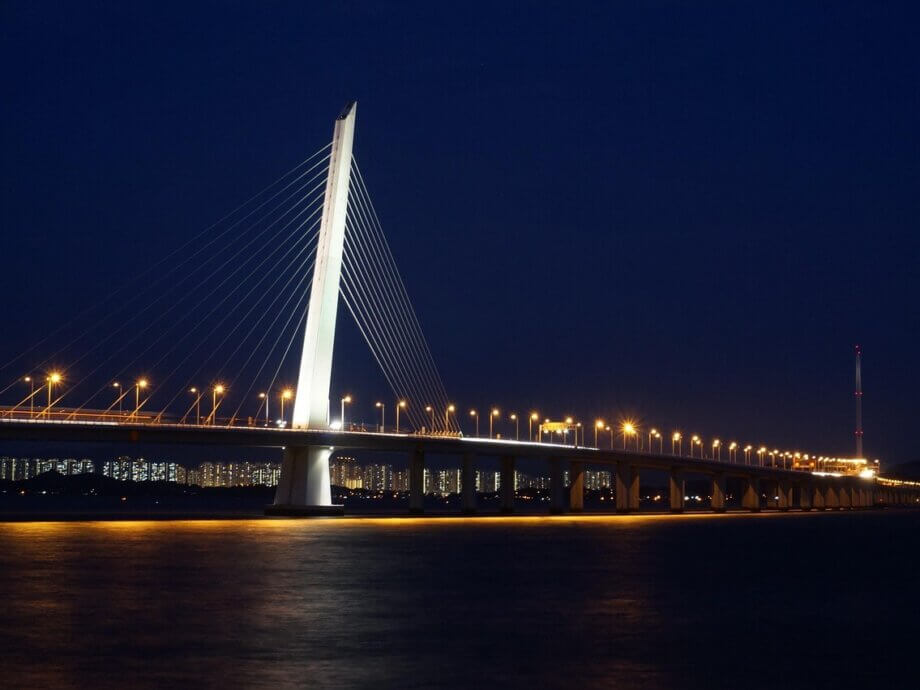 shenzhen bay bridge, shenzhen, bridge, night view, shenzhen, shenzhen, shenzhen, shenzhen, shenzhen