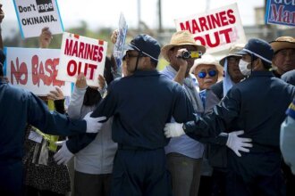 PHOTOS: Thousands Protest Against U.S. Military Presence In Okinawa ...