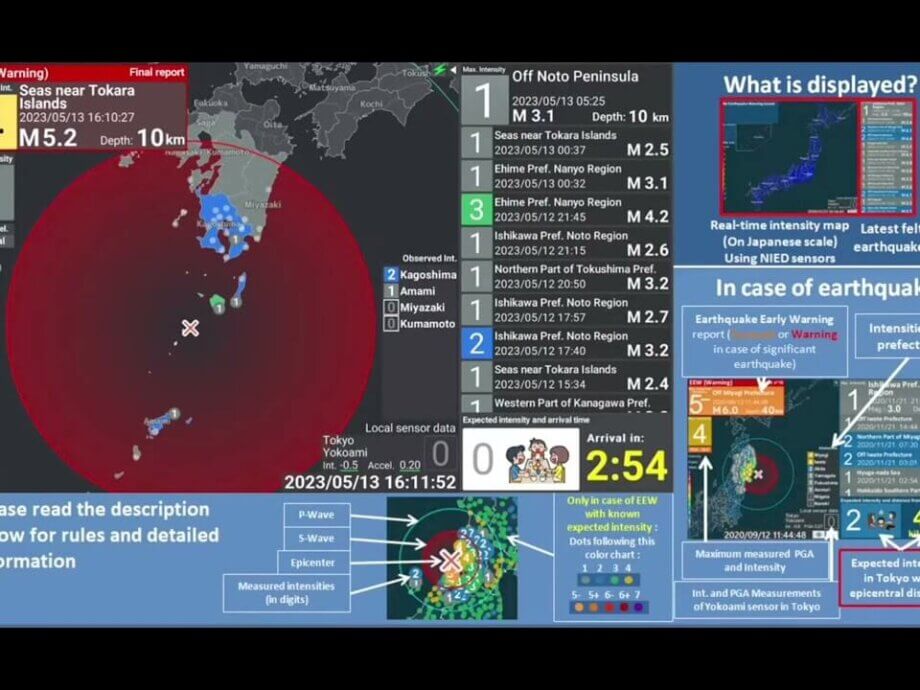 EARTHQUAKE EARLY WARNING! M5.1 Intensity 5- Off The Seas Near The ...