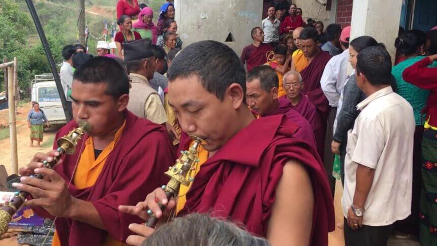 Nepal Buddhists Funeral Way of Mourn in NEPAL(Tamang Culture)