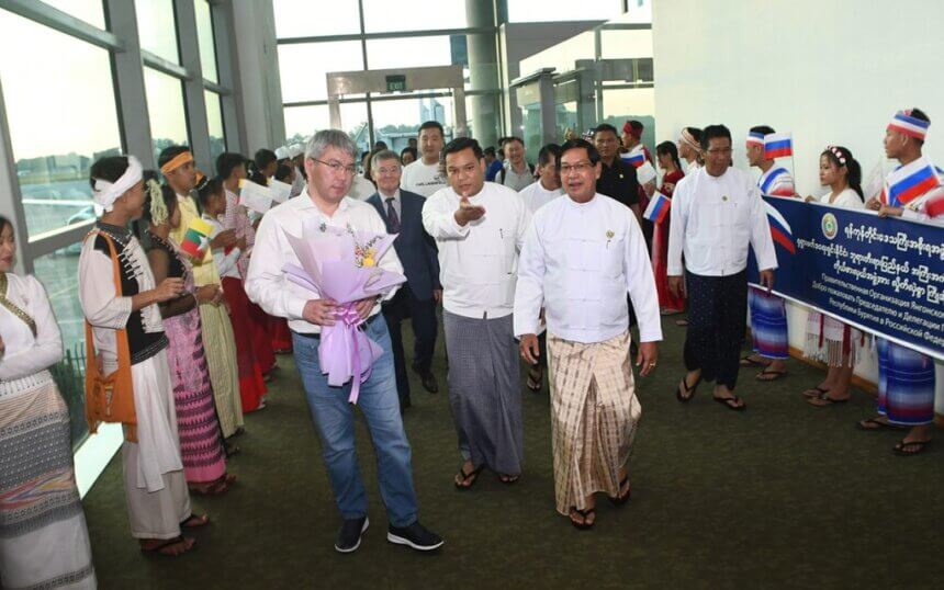 Russian Buryatia Delegation arrives in Myanmar - Global New Light Of ...