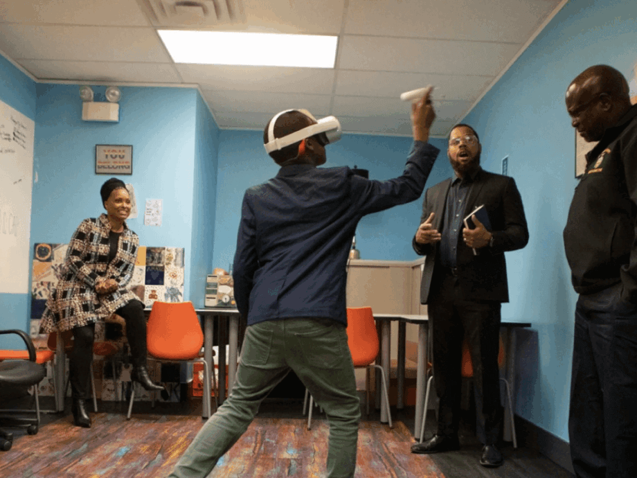 Virtual reality brings prisoners and their families closer together