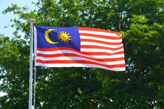 malaysian flag, flag, malaysia, country, nation, state, symbol, asia, national, sign, ensign, pat...