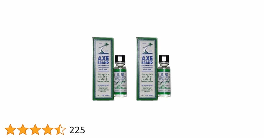 Axe Universal Oil 3ML (Pack of 2) for Cold & Pain relief (Original ...