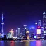 shanghai, waitan, china, city, nightview, modern, architecture, shanghai, shanghai, shanghai, sha...