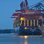 port, ship, water, nature, sea, crane, freight, export, import, charge, logistics, container