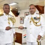 Rear Admiral Gurcharan Singh, took over command of Eastern Fleet
