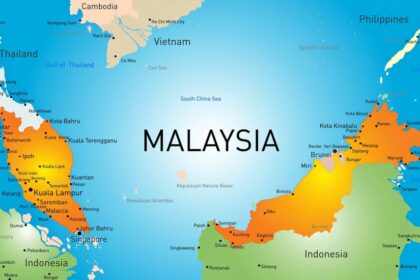 Cities map of Malaysia - OrangeSmile.com