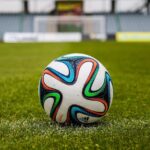 ball, grass, soccer, football, nature, soccer ball, sport, game, play, football field, stadium, f...