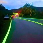 Malaysia Painted Roads That Glow in the Dark Instead of Using Lights ...