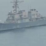 Video captures alleged interaction between U.S. warship and Iranian ...