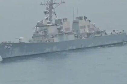 Video captures alleged interaction between U.S. warship and Iranian ...