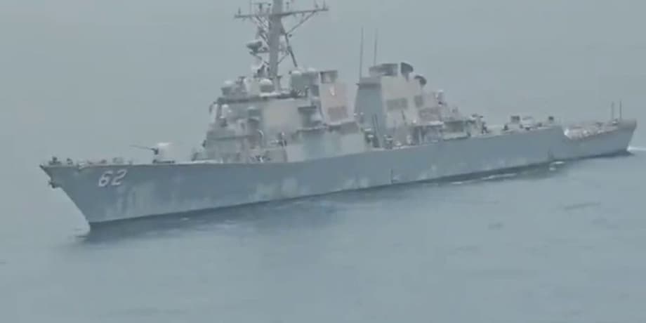 Video captures alleged interaction between U.S. warship and Iranian ...