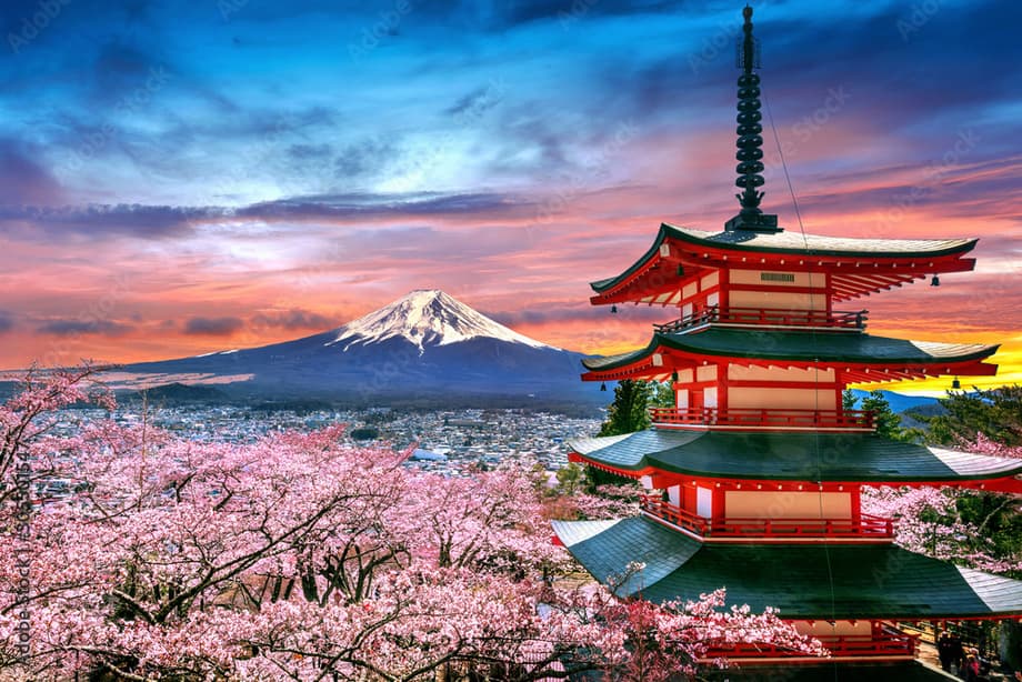 Japanese Pagoda With Cherry Blossoms Drawings Cherry Blossoms Calling: